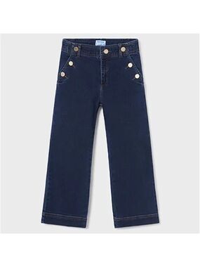 Mayoral Navy Kids Jeans with Gold Buttons